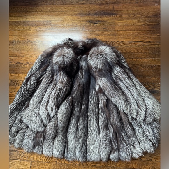 Frederick Gelb black silver fox fur coat - Picture 15 of 15